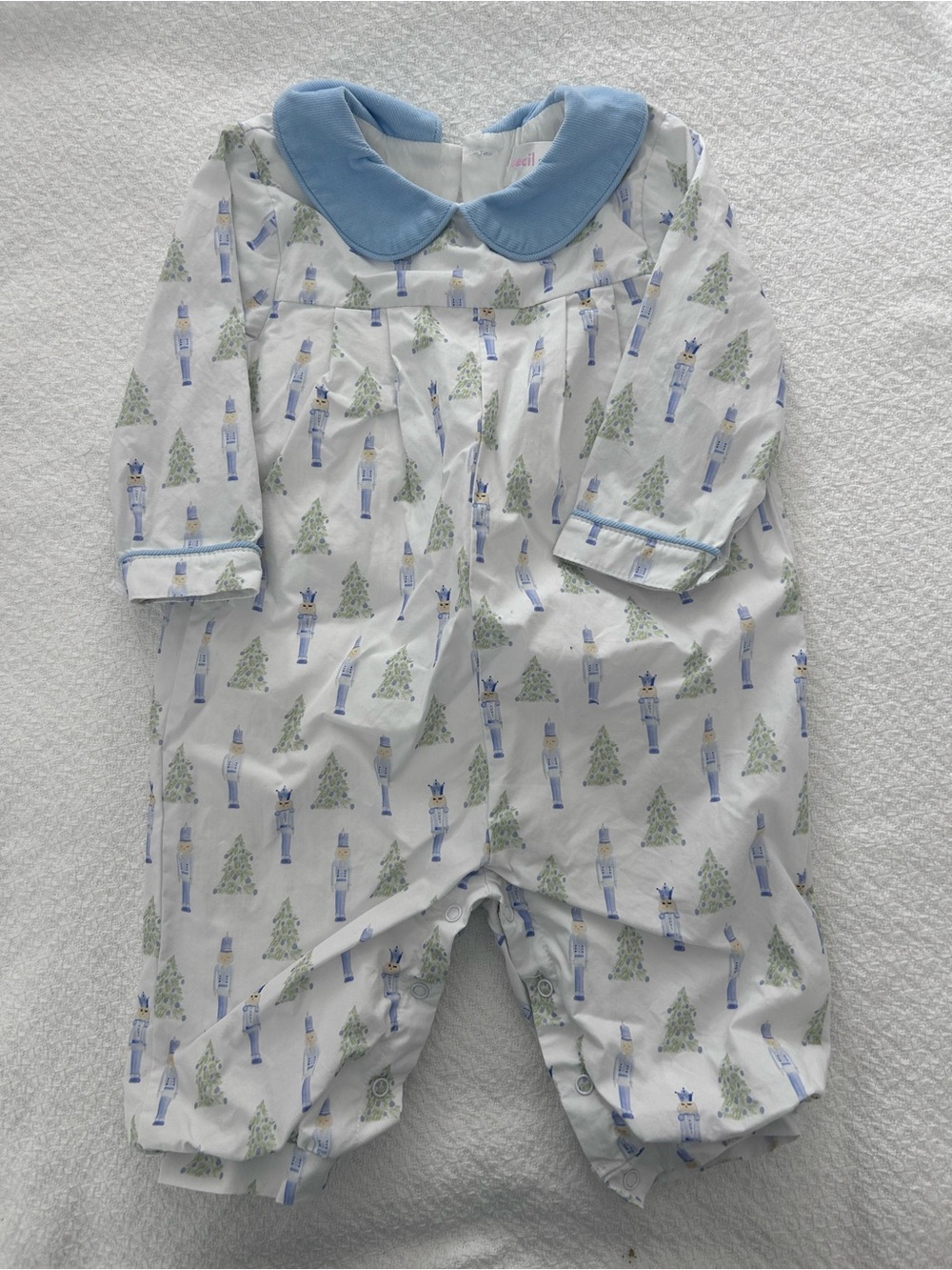 Cecil and Lou Nutcracker Romper EUC